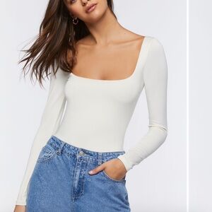 Forever 21 Long Sleeve Bodysuit